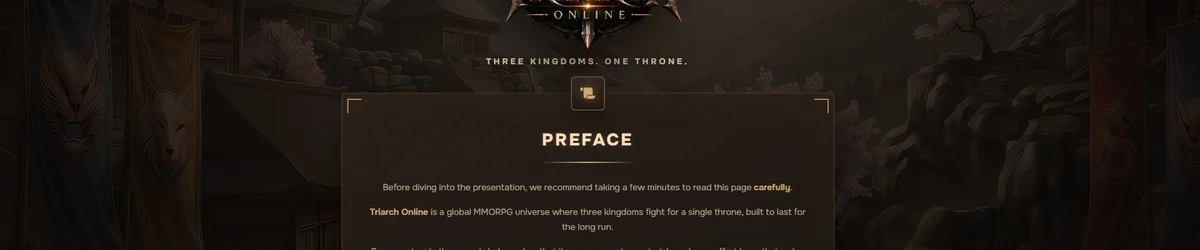 Triarch Online banner