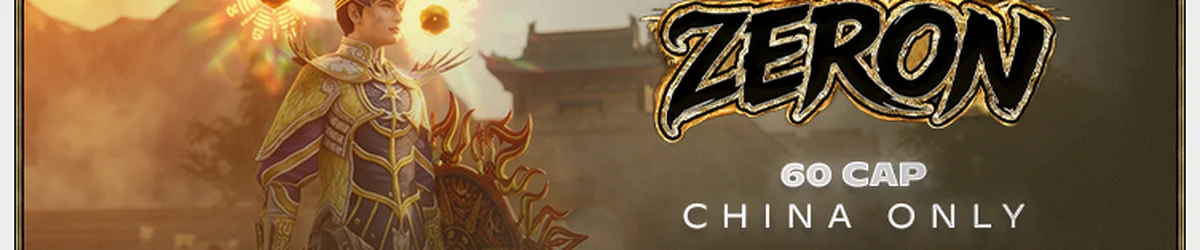 Zeron Online banner